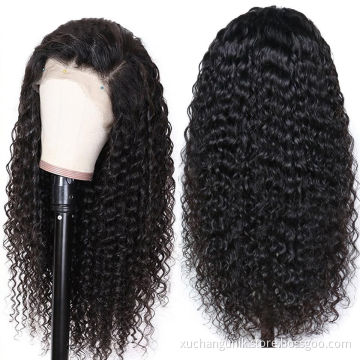 Uniky Water Wave HD Lace Frontal Wig Peruvian Deep Curly Wave Human Hair Full lace Wig 180% Density Wig